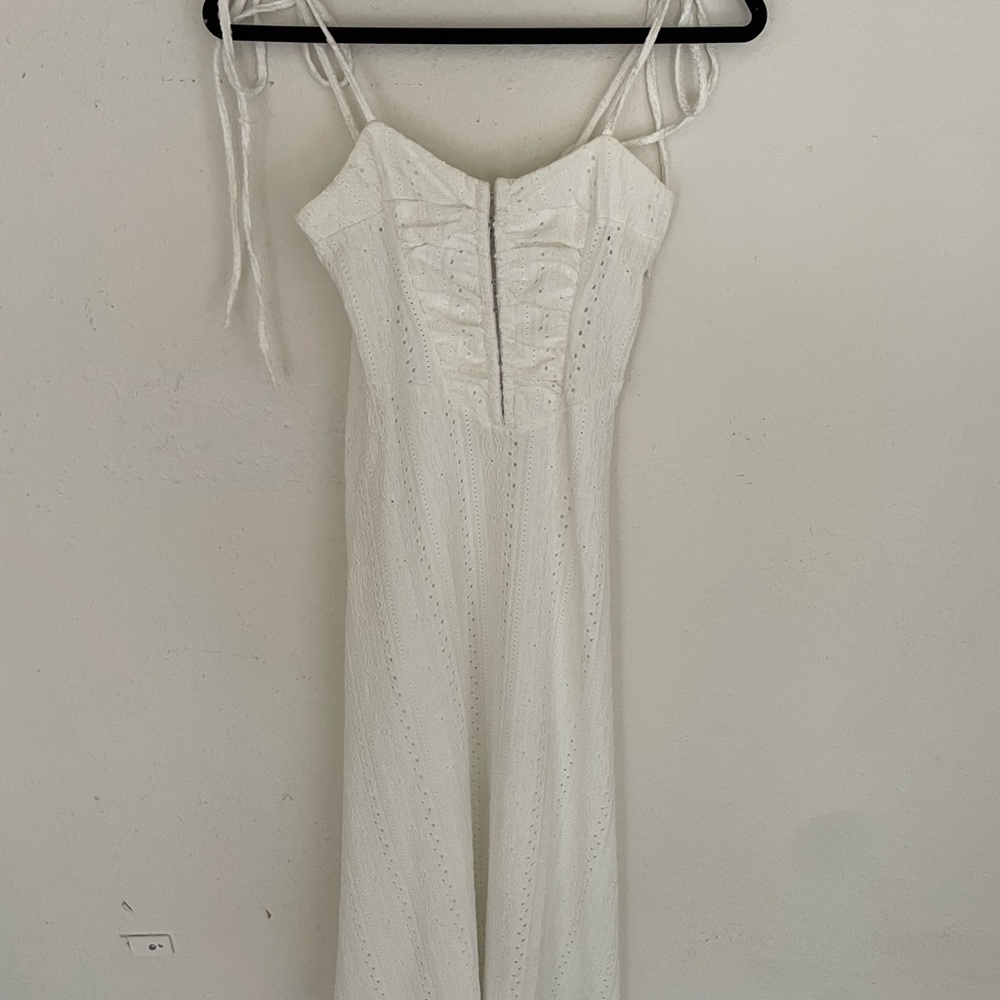 White sun dress